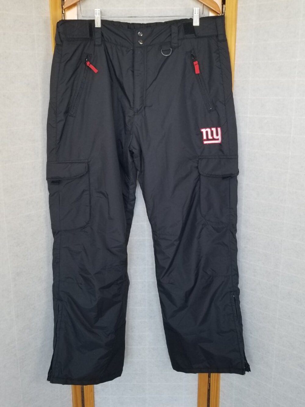 NY Giants NFL Black Snow Pants Men's XL